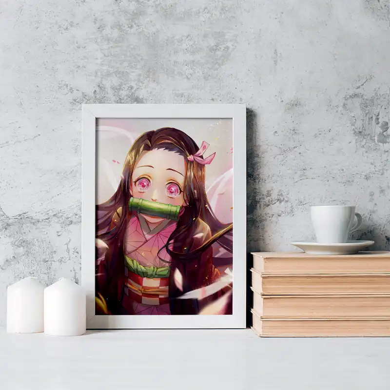 تابلو خندالو مدل کامادو نزوکو انیمه شیطان کش کد 11455