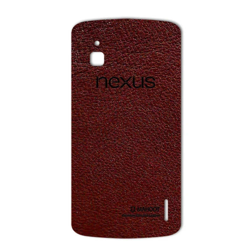برچسب پوششی ماهوت مدلNatural Leather مناسب برای گوشی Google Nexus 4