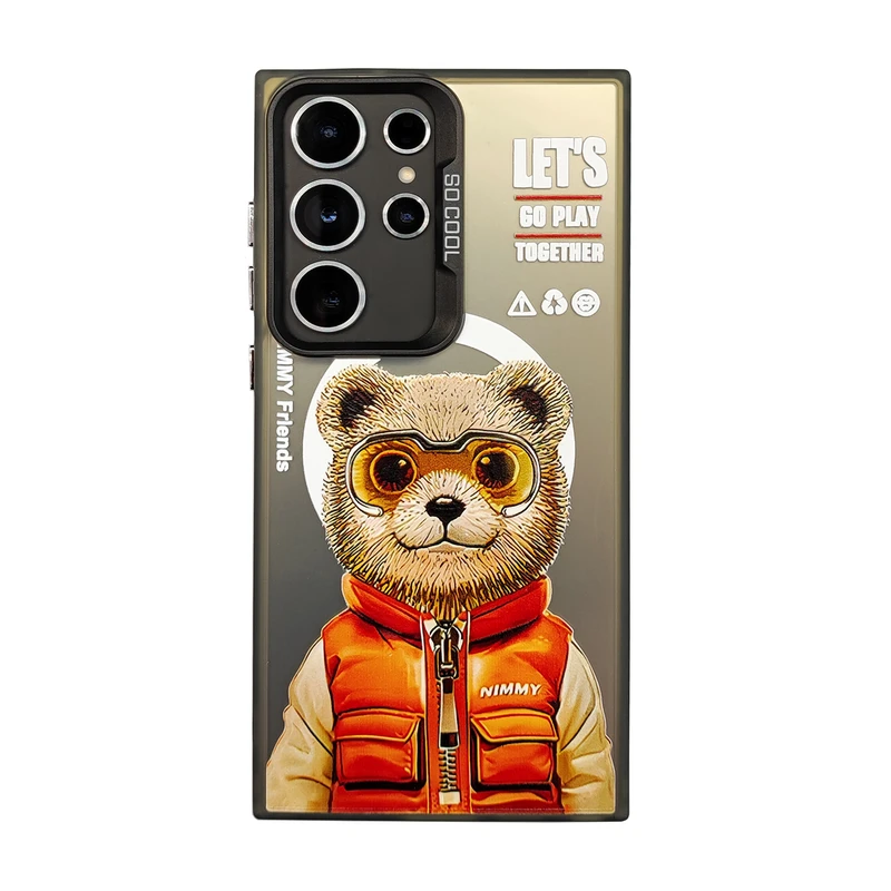 کاور مدل خرس تدی کد 01 مناسب برای گوشی موبایل سامسونگ Galaxy S23 Ultra