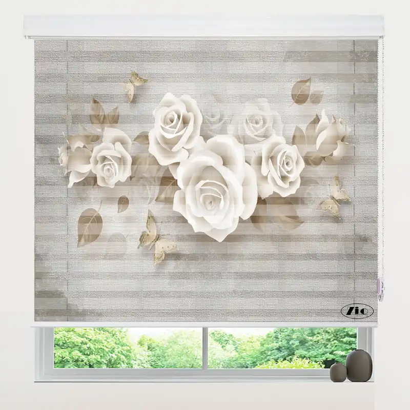 پرده زبرا زیو مدل 3D-1060 سایز 100x150 سانتی متر