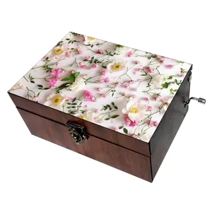 جعبه موزیکال مدل گل کد B281