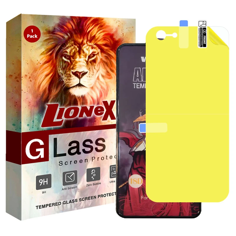 محافظ صفحه نمایش لایونکس مدل 2AIRN مناسب برای گوشی موبایل اپل iPhone 6 Plus به همراه محافظ پشت گوشی