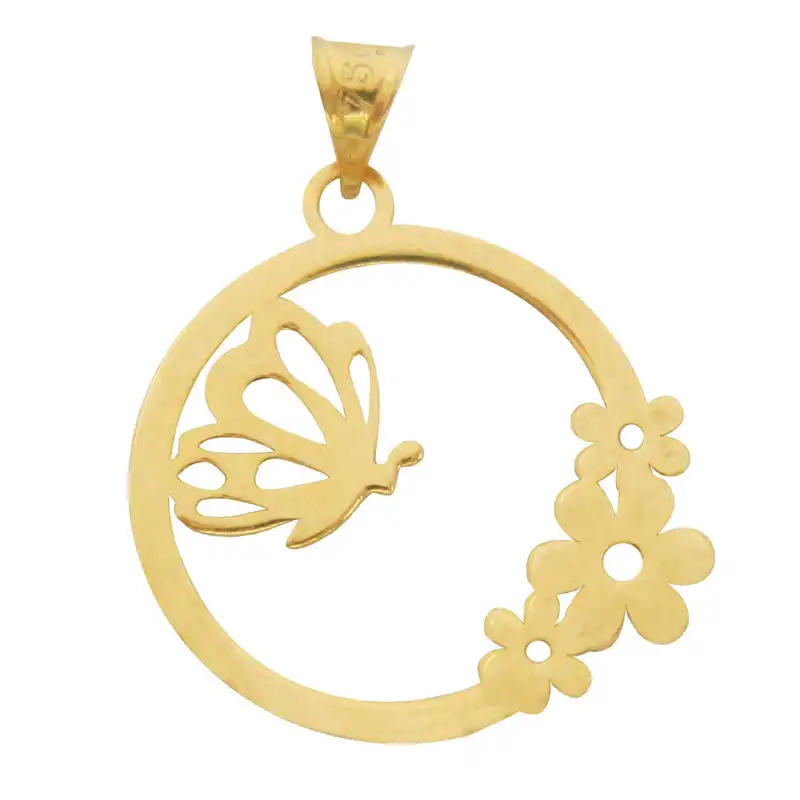 آویز گردنبند طلا 18 عیار شانا مدل N-SG83