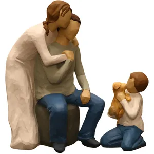 مجسمه امین کامپوزیت مدل Family Grouping کد 554 بسته دو عددی
