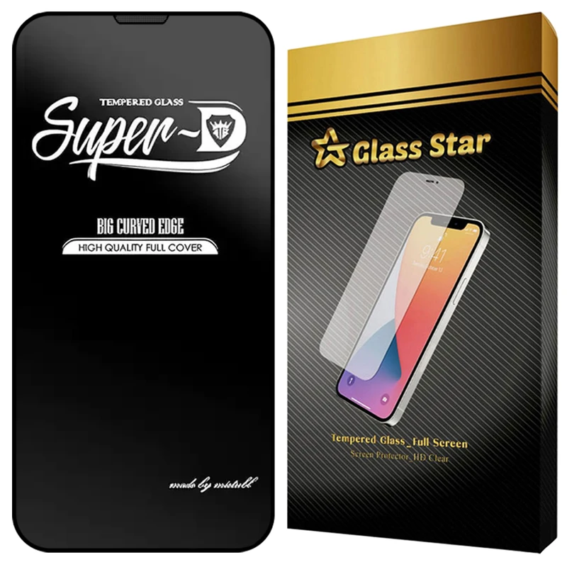 محافظ صفحه نمایش شیشه ای گلس استار مدل SUPRDG مناسب برای گوشی موبایل اپل iPhone 13