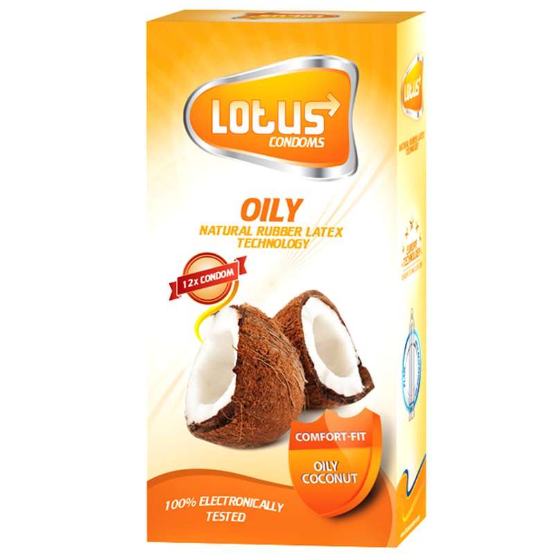 کاندوم لوتوس مدل Oily بسته 12 عددی کاندوم لوتوس مدل Oily بسته 12 عددی