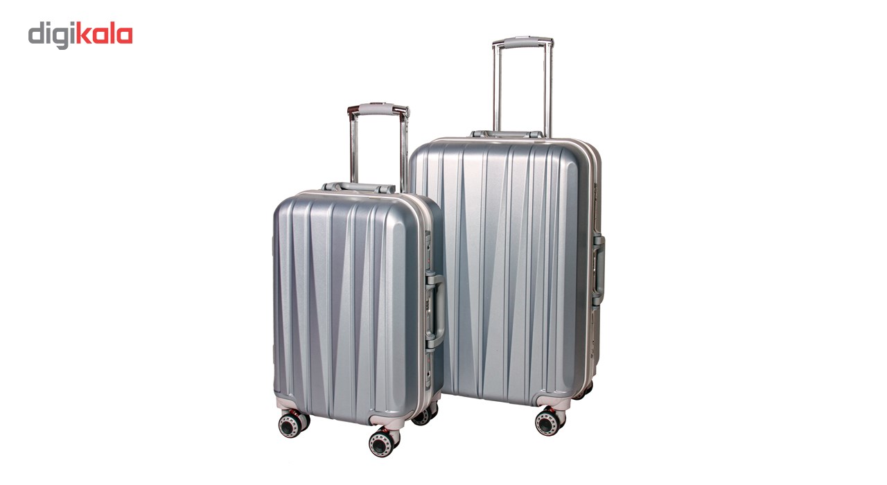 مجموعه دو عددی چمدان مدرن کیف پارسیان مدل G120