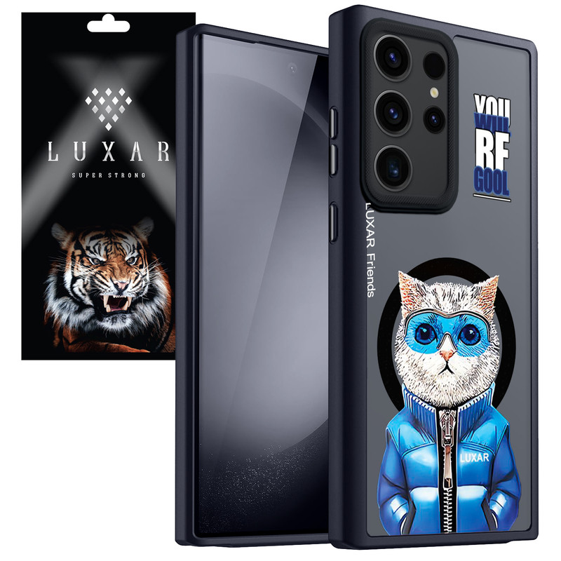 کاور لوکسار مدل Rich Cat مناسب برای گوشی موبایل سامسونگ Galaxy S23 Ultra