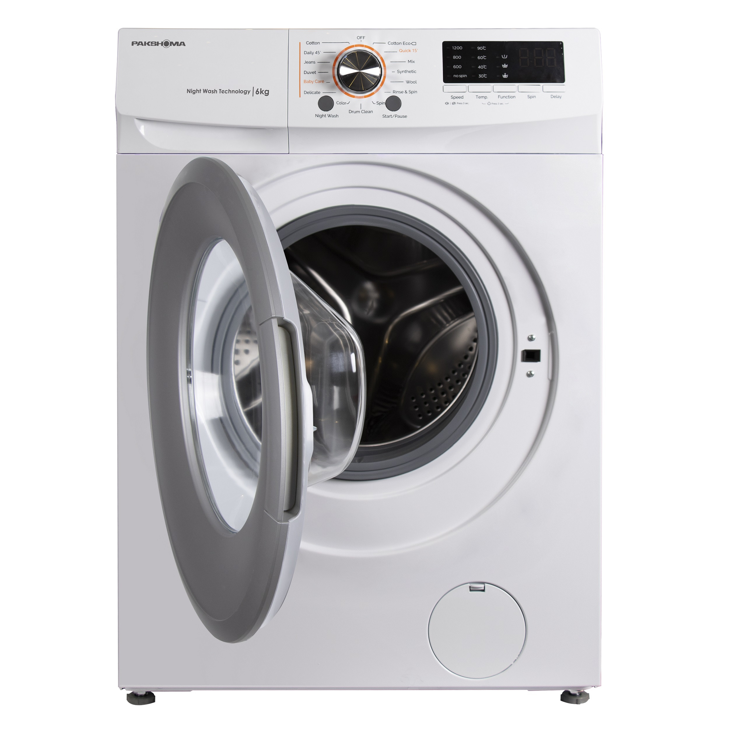 ماشین لباسشویی پاکشوما مدل TFU-63100WS ظرفیت 6 کیلوگرم ماشین لباسشویی پاکشوما مدل TFU-63100WS ظرفیت 6 کیلوگرم