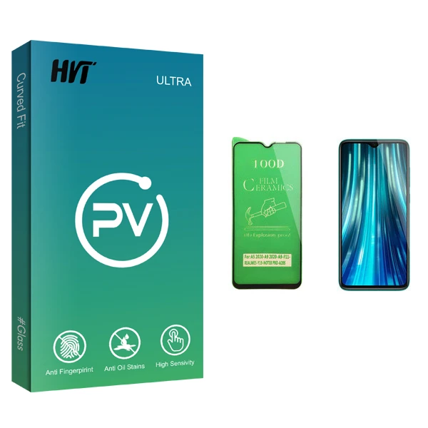 محافظ صفحه نمایش سرامیکی اچ وی تی مدل PV glass مناسب برای گوشی موبایل شیائومی Redmi Note 8 Pro