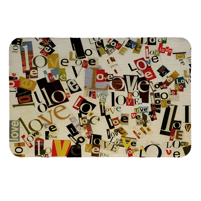 پادری طرح LOVE کد 6228 سایز 110 × 80 سانتی متر