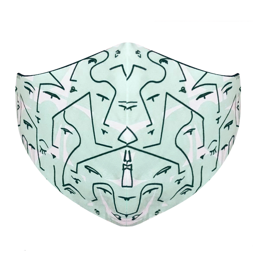 ماسک پارچه‌ای مدل فیس کد X-067