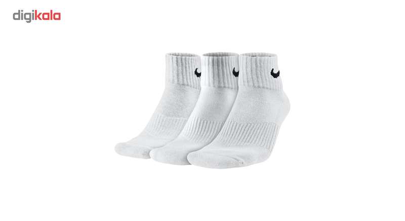 جوراب ورزشی نایکی  مدلCUSHION QUARTER بسته 3 عددی