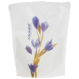 فوم دستشویی آرومکس مدل Purple Flower حجم 400 میلی لیتر