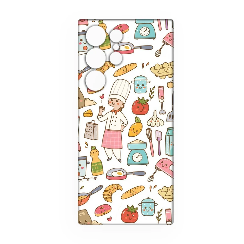 کاور طرح آشپز کد 23 مناسب برای گوشی موبایل سامسونگ Galaxy S21 Ultra