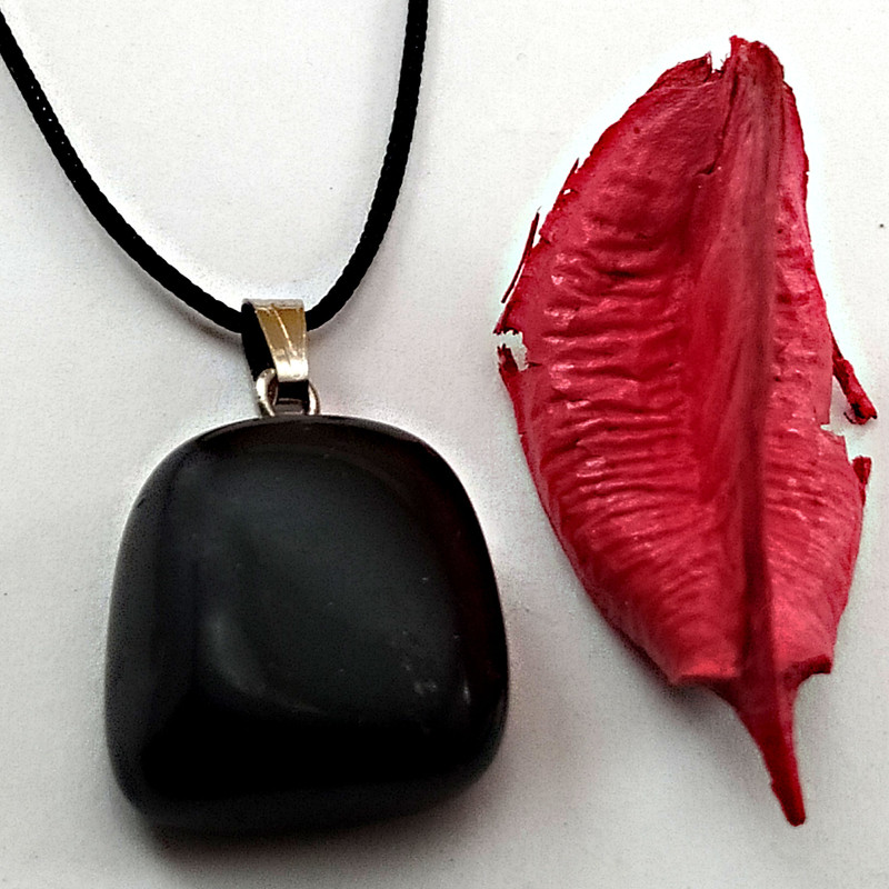 آویز گردنبند مدل سنگ انیکس کد aon37