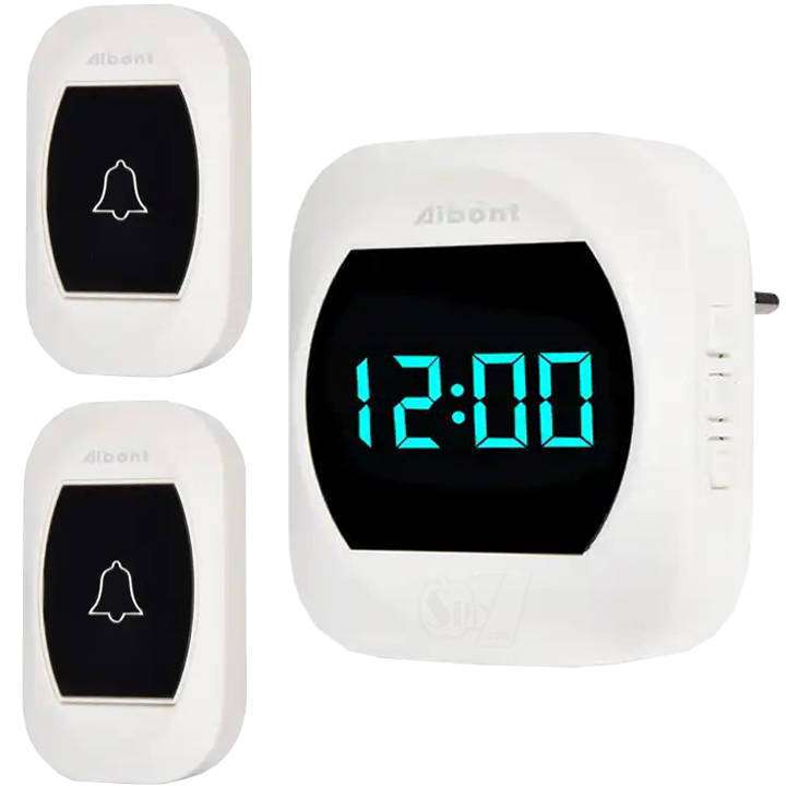 زنگ بی سیم آیبونت مدل 2R195-WW به همراه دو عدد شستی زنگ بی سیم آیبونت مدل 2R195-WW به همراه دو عدد شستی