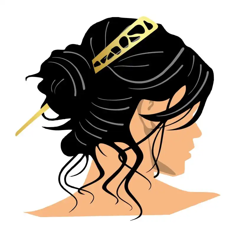 گیره مو زنانه مدل ایران