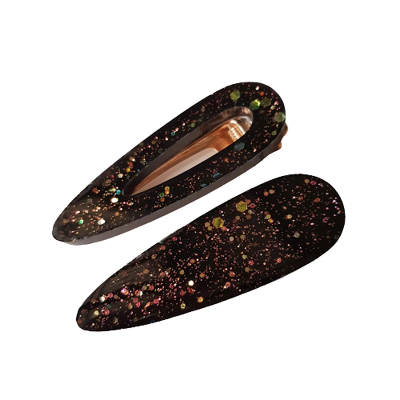 گیره مو زنانه مدل رزینی اکلیلی مجموعه 2 عددی