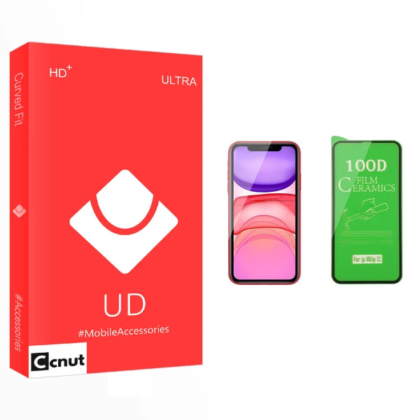 محافظ صفحه نمایش سرامیکی کوکونات مدل UD Glass مناسب برای گوشی موبایل اپل iPhone 11