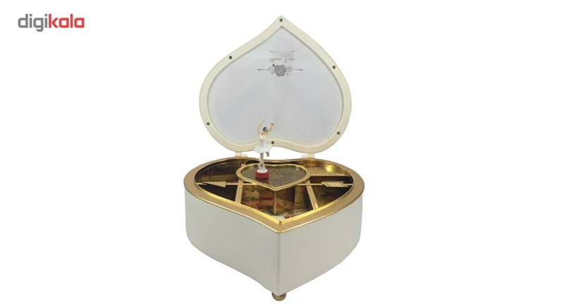 عکس شماره 2 : جعبه موزیکال طرح قلب کد 1581