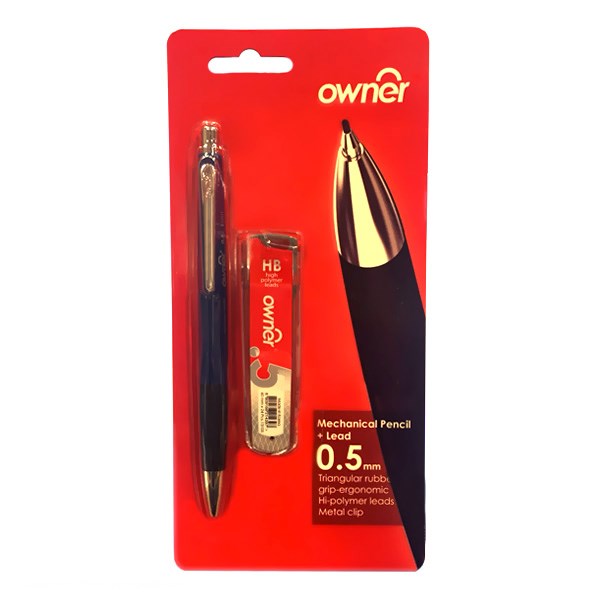 مداد نوکی اونر - کد 113305 با قطر نوشتاری 0.5 میلی متر همراه با نوک مداد سایز 0.5 میلی متر