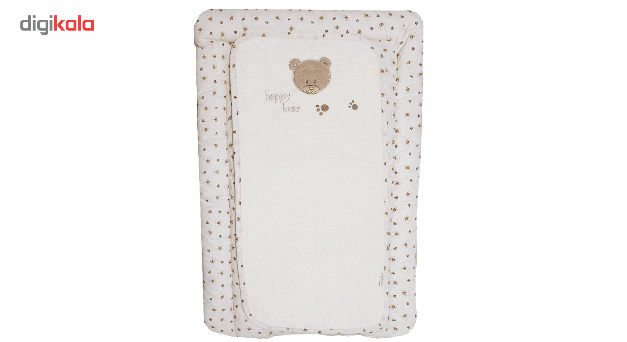 تشک تعویض کیدبو مدل Cute Bear Beige