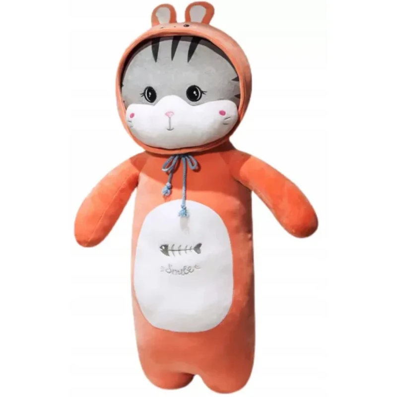 عروسک طرح گربه بالشتی مدل G190 ارتفاع 70 سانتی‌متر