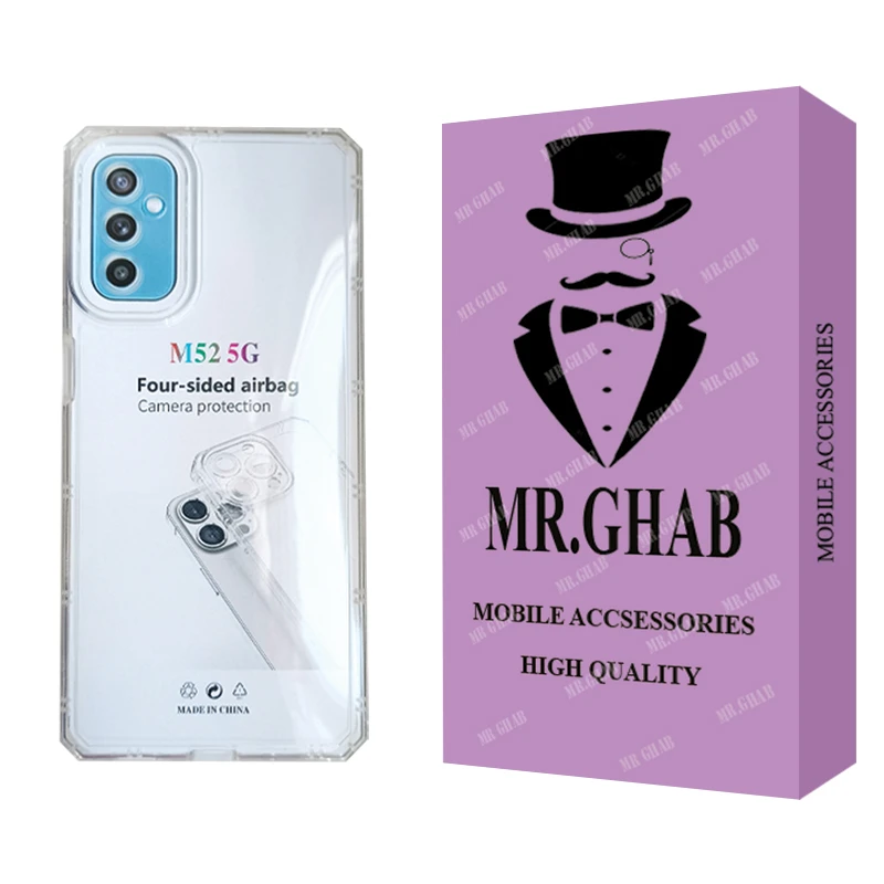 کاور مستر قاب مدل ژله ای مناسب برای گوشی موبایل سامسونگ Galaxy M52 5G