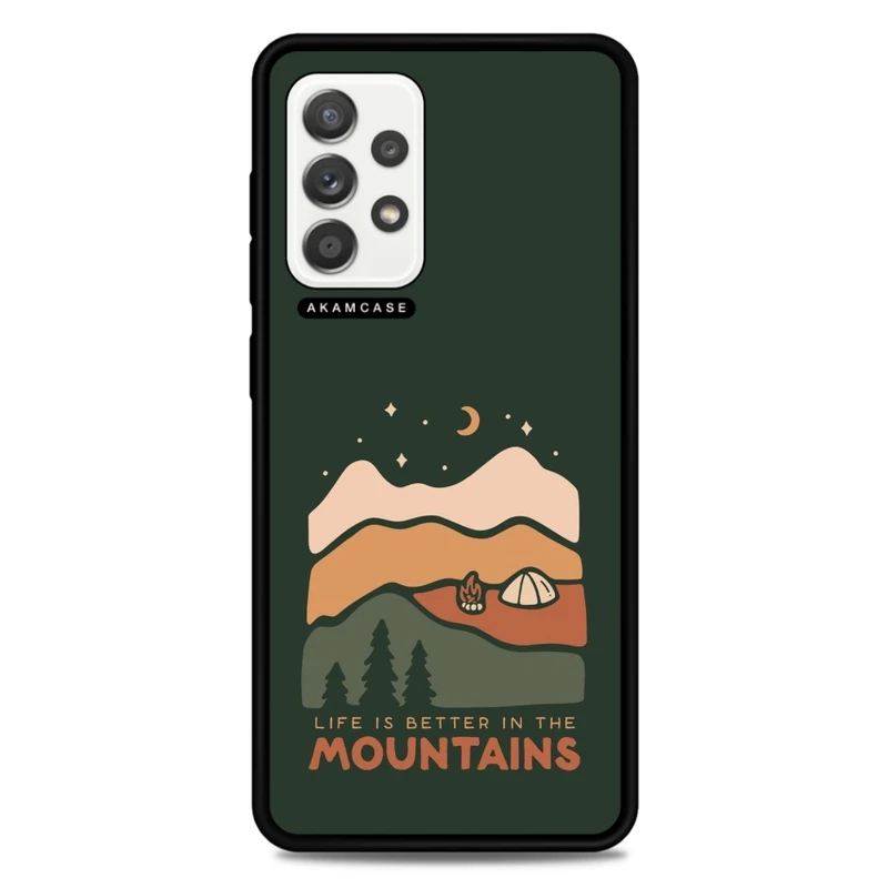 کاور آکام مدل AMC-WSGA52-MOUNTAINS-17 مناسب برای گوشی موبایل سامسونگ Galaxy A52