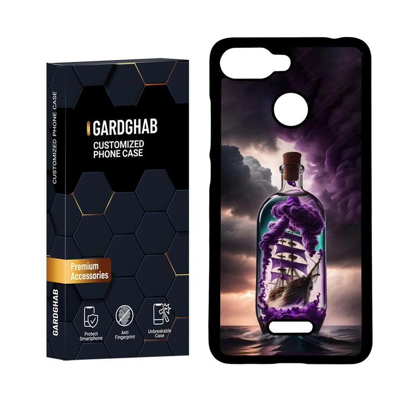 کاور گارد قاب مدل دور ژله ای هنری مناسب برای گوشی موبایل شیائومی Redmi 6