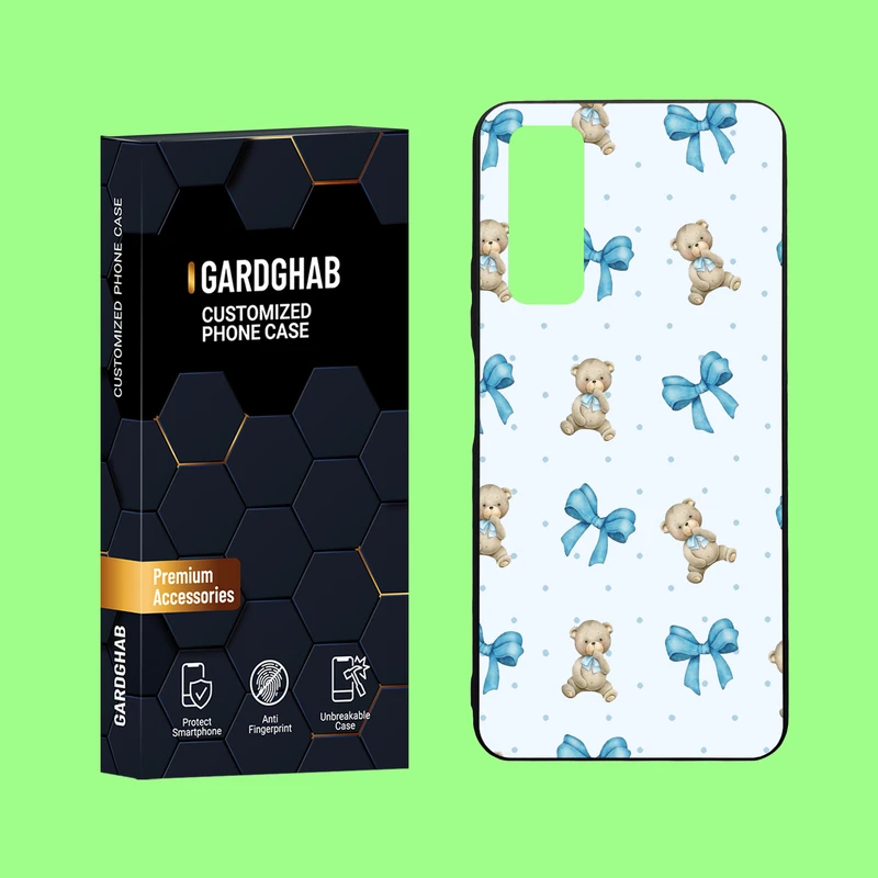  کاور گارد قاب مدل دور ژله ای پشت گلس فانتزی مناسب برای گوشی موبایل هوآوی Y7a