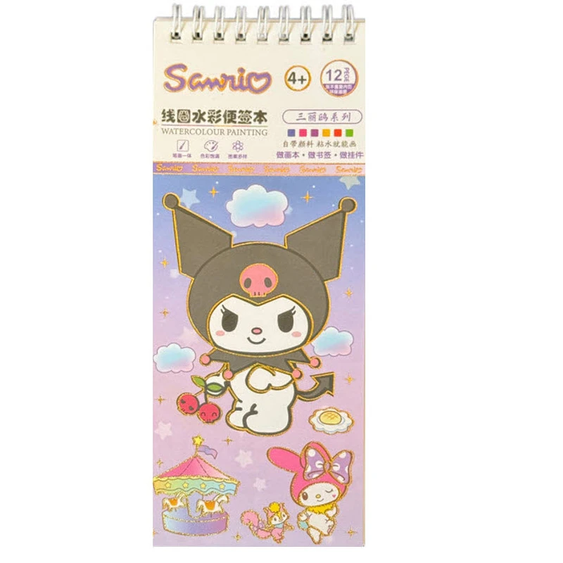 دفتر رنگ آمیزی 20 برگ مدل کرومی به همراه قلمو