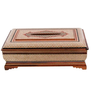 جعبه دستمال کاغذی خاتم کاری گالری مثالین  کد 141072