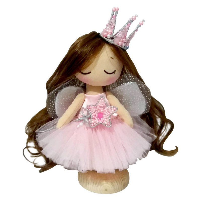 عروسک تزیینی مدل فرشته ارتفاع 28 سانتی متر