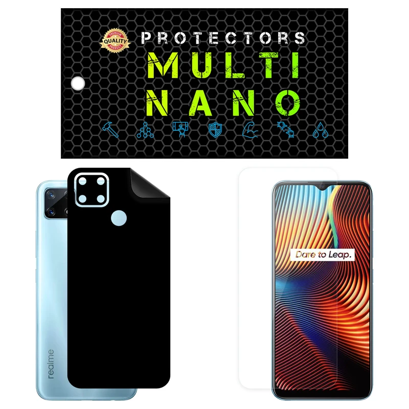 محافظ صفحه نمایش مولتی نانو مدل X-SFM مناسب برای گوشی موبایل ریلمی 7i Global به همراه برچسب پوششی