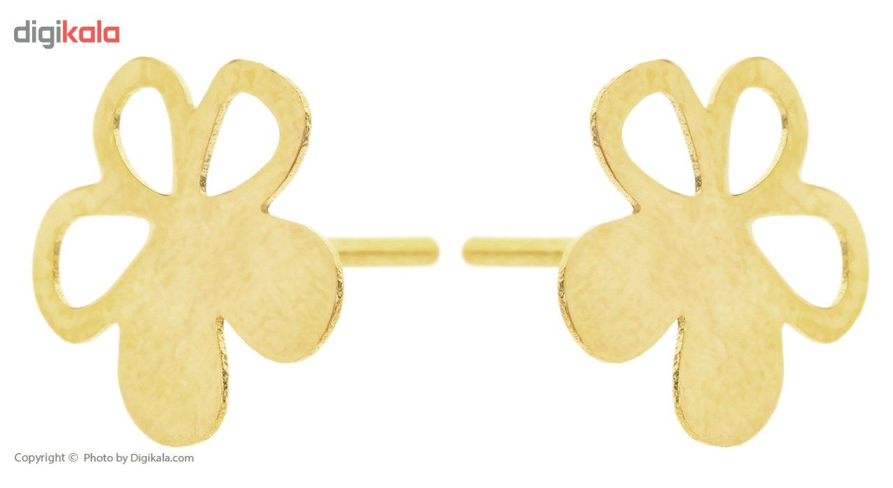 گوشواره طلا 18 عیار زنانه ماهک مدل ME0711 - - 4