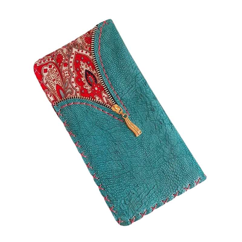 کیف پول چرمی مدل دستدوز M_212