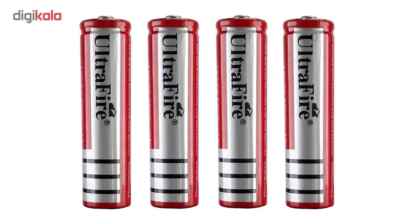 باتری شارژی 18650 اولترا فایر مدل580 - بسته 4 عددی