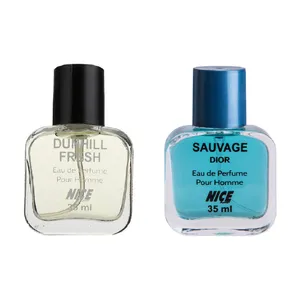 عطر جیبی مردانه نایس پاپت مدل Sauvage Dior حجم 35 میلی لیتر به همراه عطر جیبی مردانه نایس پاپت مدل Dunhill Fresh