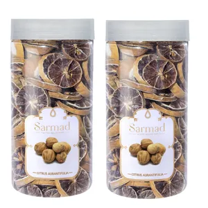 اسلایس لیمو عمانی ممتاز سرمد - 120 گرم بسته 2 عددی