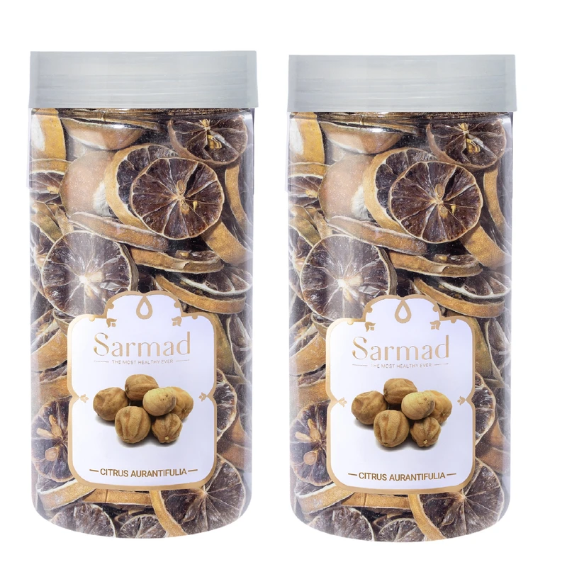 لیمو عمانی اسلایس سرمد - 100 گرم بسته 2 عددی