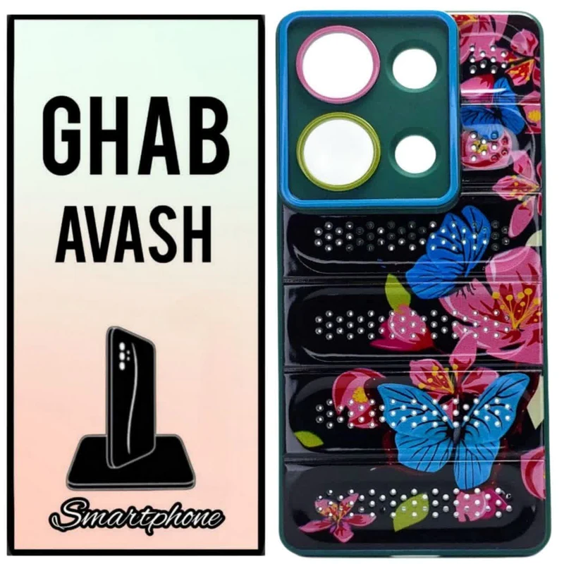 کاور قاب آوش طرح فانتزی مدل ژله ای 007 مناسب برای گوشی موبایل شیائومی REDMI NOTE13 4G