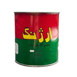 رنگ روغنی براق سفید ارژنگ کد 500 وزن 4 کیلوگرم