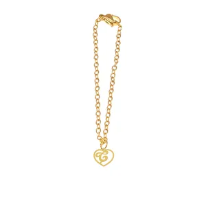 آویز ساعت زنانه هایکا مدل قلب و حرف C کد as.h759