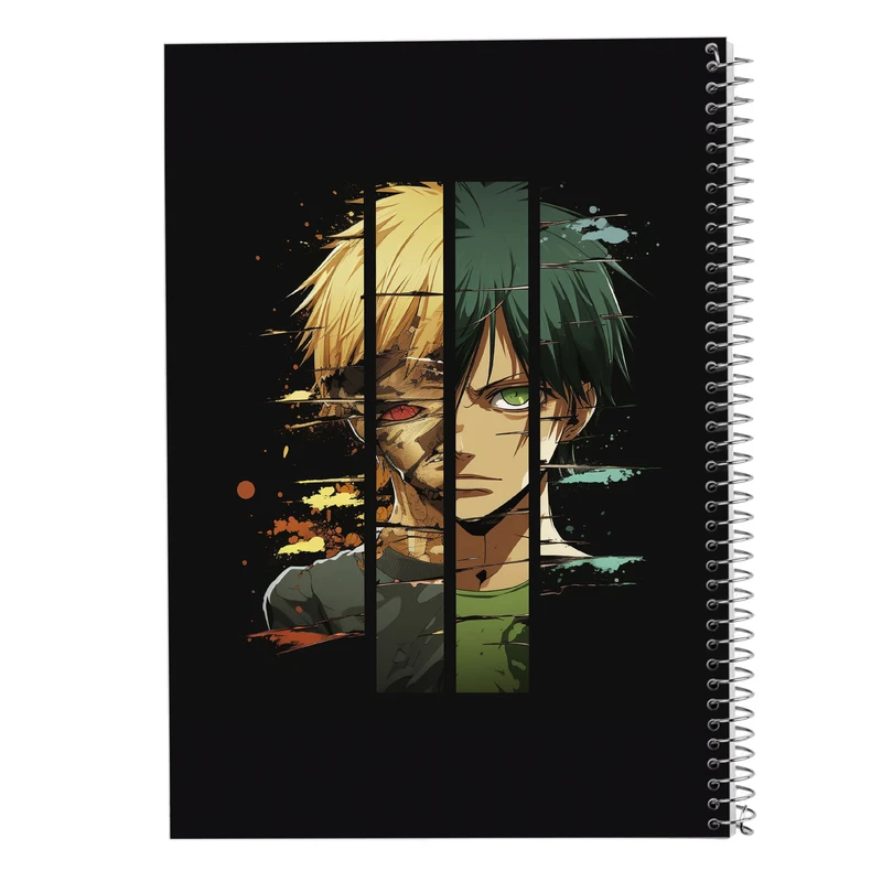 دفتر ژورنال نویسی 50 برگ مدوپد مدل نقطه ای طرح Fullmetal Alchemist کد DF2285