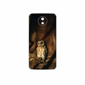 MAHOOT Owl Cover Sticker for Motorola Moto C Plus