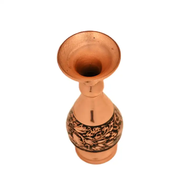 گلدان مسی مدل تراش کد 16