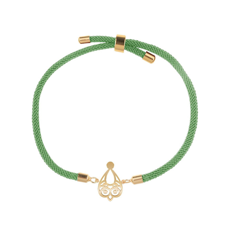 دستبند طلا 18 عیار زنانه مدوپد مدل اسلیمی کد D33-10594