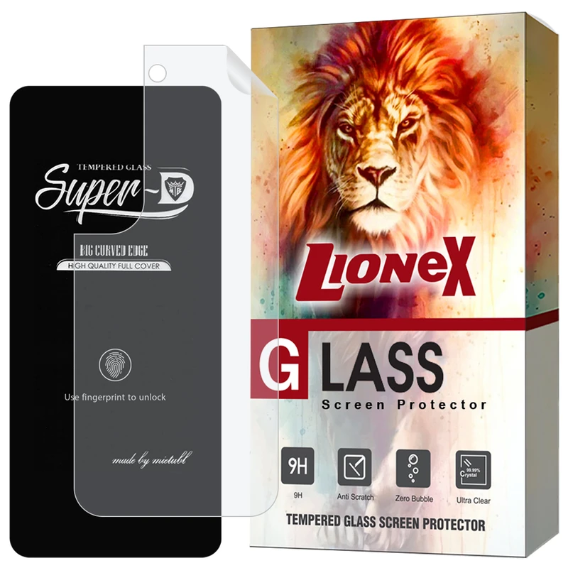 محافظ صفحه نمایش لایونکس مدل SUNL مناسب برای گوشی موبایل سامسونگ Galaxy S21 Plus 5G به همراه محافظ پشت گوشی